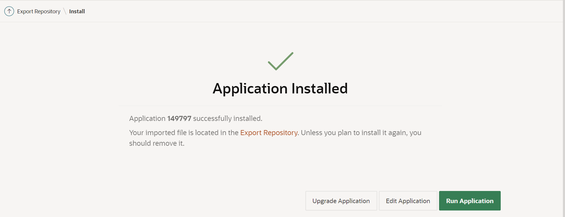 How to Import Oracle Apex Application