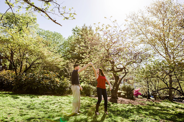 Meridian Hill Engagement Photos | Photos by Heather Ryan Photography