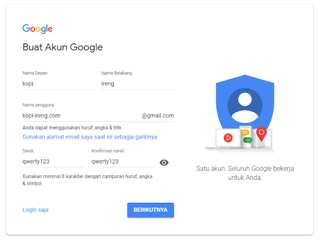 Daftar Gmail dan Buat Akun Email Gmail Baru, 1 Nomor Hp Banyak Email