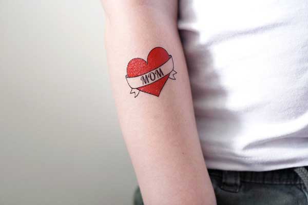 tatuagens de coração para as meninas