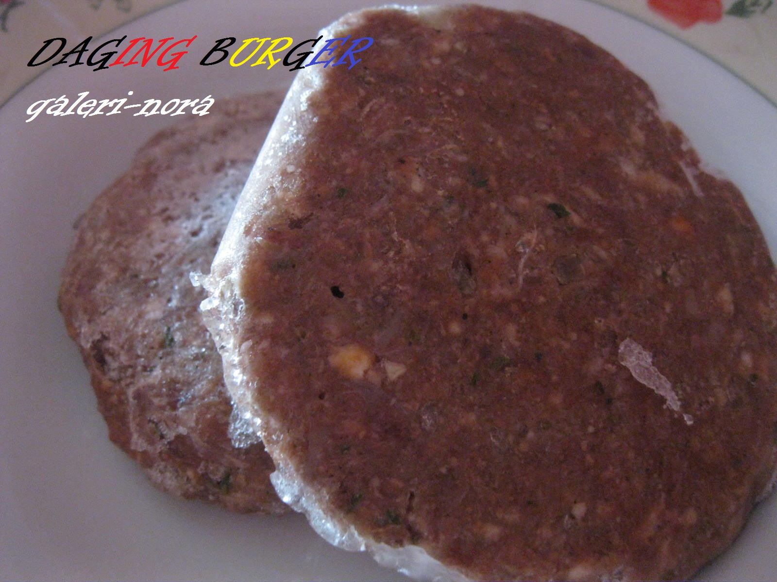 SERAUT KATASELAUT RASA: DAGING BURGERhomemade