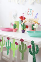 Temática de cactus para fiestas y cumpleaños