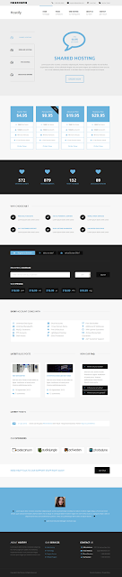 free hosting website template