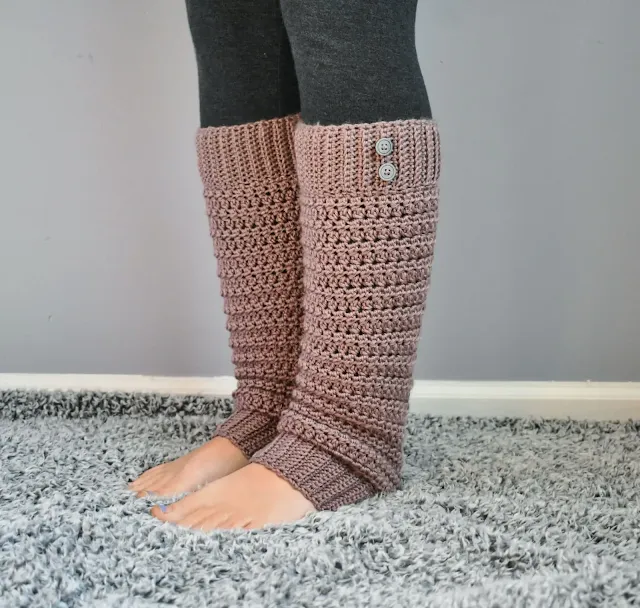 how to crochet leg warmers