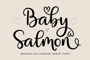 Baby Salmon Script by Mur Zani | Zane Studio