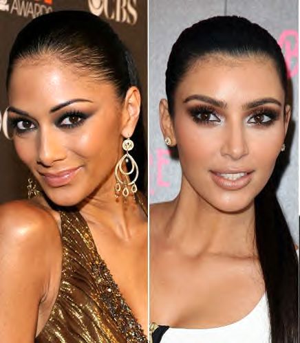 Nicole Scherzinger Kim Kardashian Both women are beautiful 