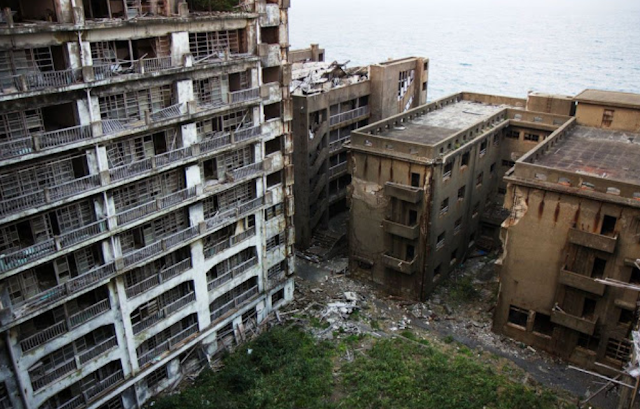 Hashima city, ghost city