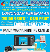 Lowongan Kerja di Panca Warna Printing Center Surabaya Oktober 2020