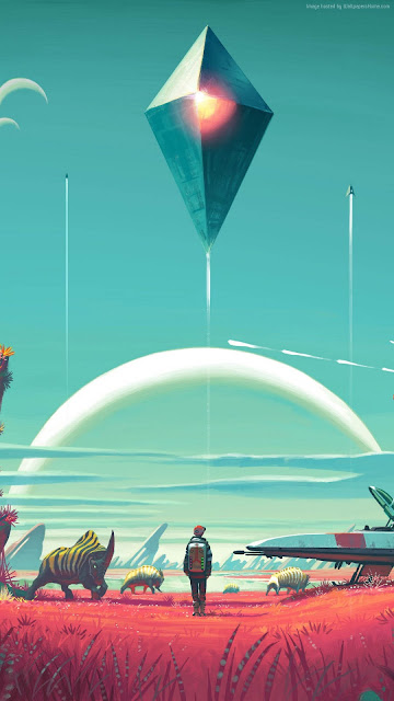 No Mans Sky Best Games 2015 iPhone 7 and iPhone 7 Plus HD Wallpaper