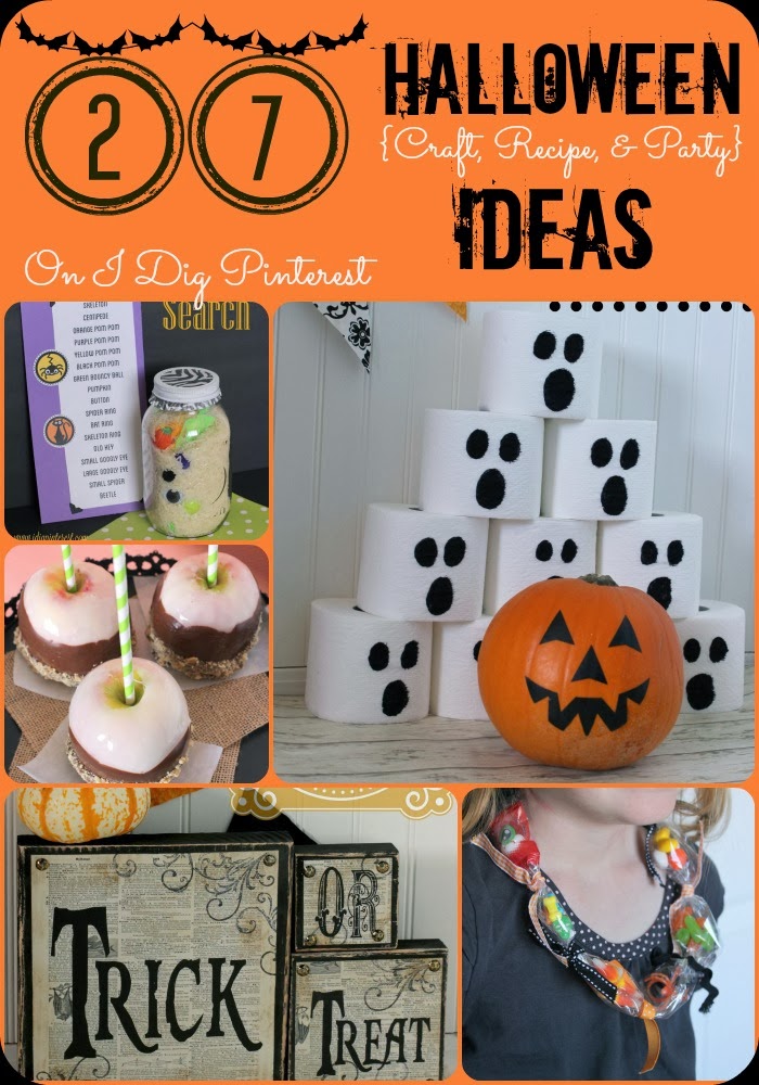 27 Halloween  Decor Craft Recipe and Party  Ideas on I Dig 