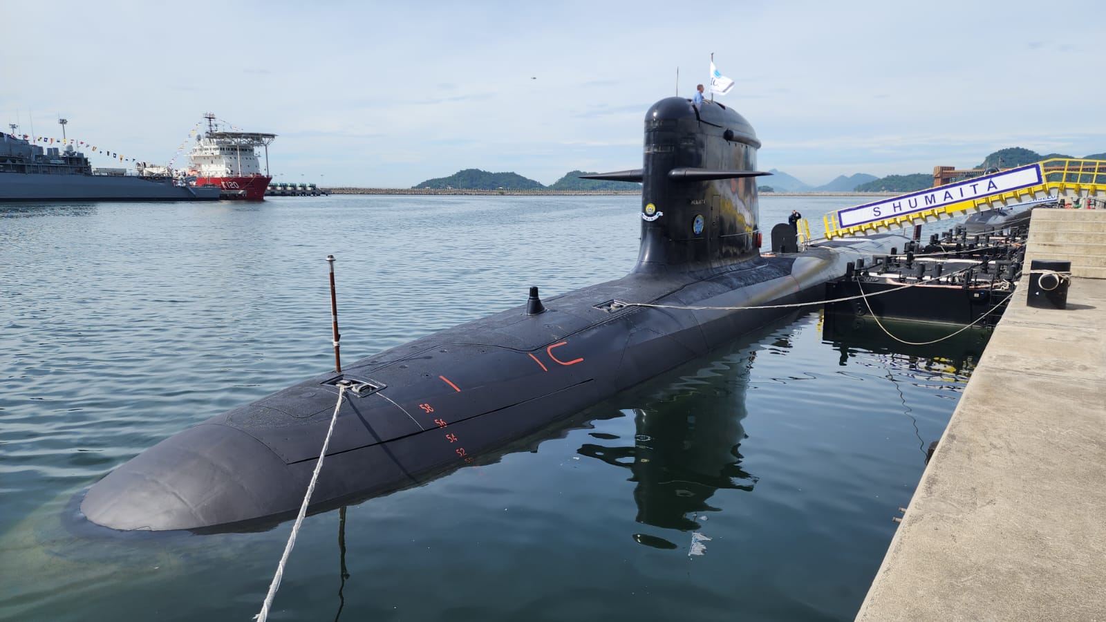 El 12 de enero, el segundo de los cuatro submarinos Scorpène® del programa ProSub fue comisionado por la Armada Brasileña en la base naval de Itaguaí