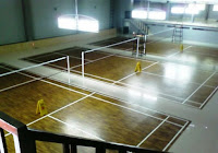 Parket Badminton, Lantai Bulutangkis, Lantai parket Futsal