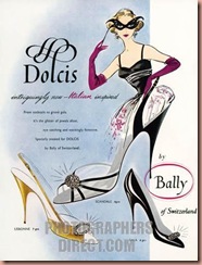 FASH1023, Dolcis Shoes, By Bally, 1956 FASH1023, Dolcis Shoes, By Bally, 1956