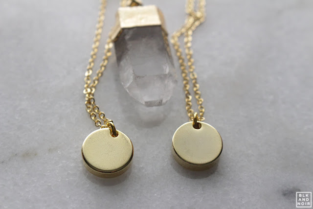 GOLD CIRCLE NECKLACES