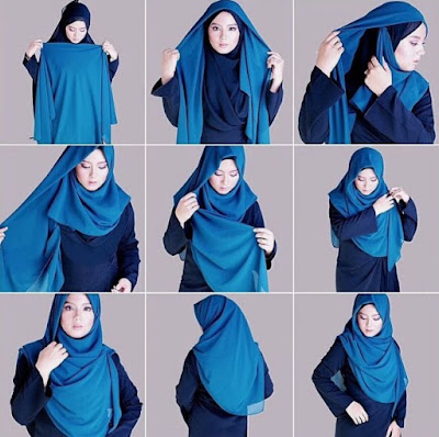  sangat kental dengan paduan hijab untuk penampilan mengagumkan dan modis 25+ Tutorial Hijab Segi empat Terbaru 2017 | Simpel Modern