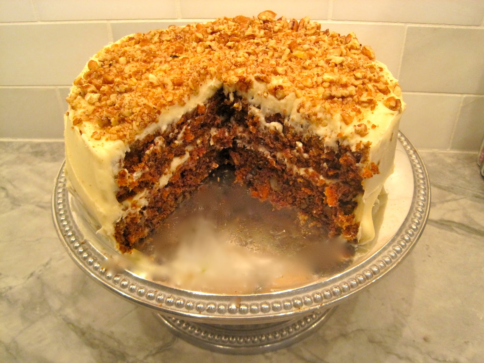 The Wooden Spoon Diaries: Carrot Cake with Cream Cheese ...