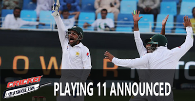 Pakistan Team Playing 11 Announced for 1st Test