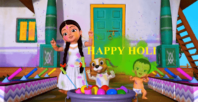 Holi Cartoon Images