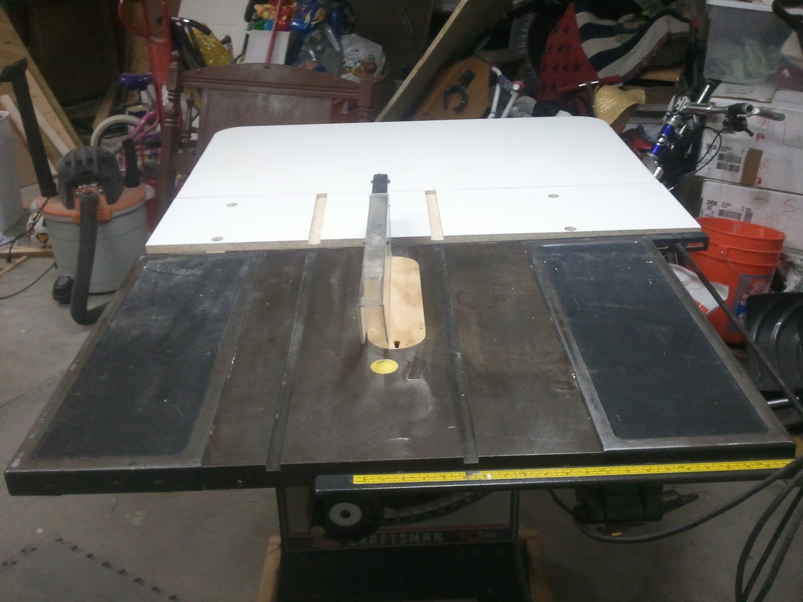 woodworking plans table saw extension