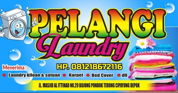 Contoh Desain  Banner  Laundry Yang Bagus 