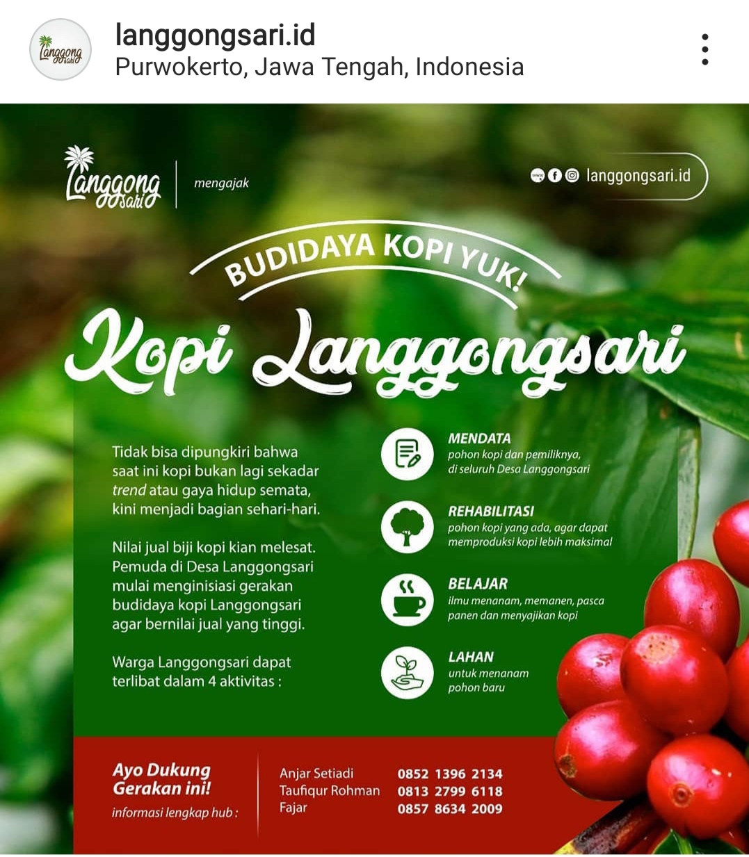 Kopi iklim Bulakan asri