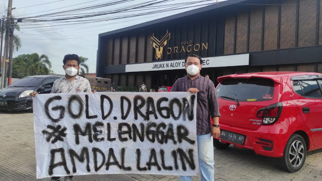 GPBS Lakukan Unjuk Rasa di Gold Dragon 