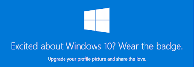 Tunjukan rasa Antusias Anda terhadap Windows 10 dengan Menggunakan Badge ini