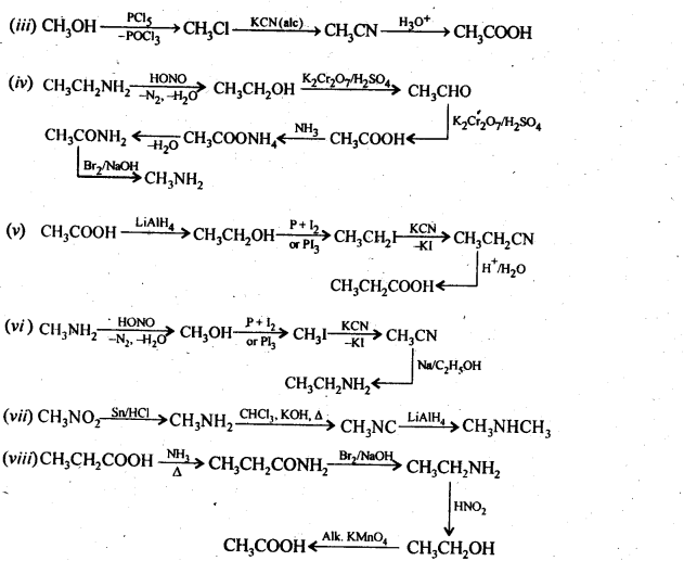 Solutions Class 12 Chemistry Chapter-13 (Amines)