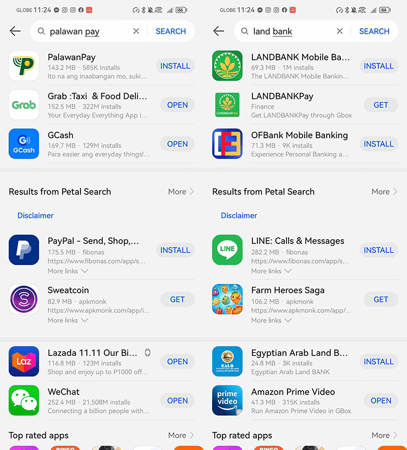 Landbank and PalawanPay now available at the HUAWEI AppGallery