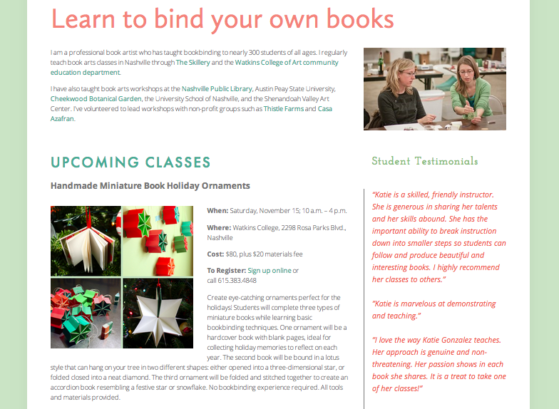 linenlaidfelt bookbinding classes