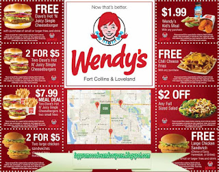 Free Printable Wendys Coupons