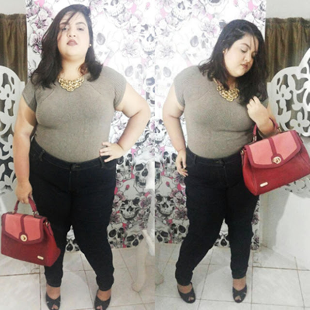 LOOK PLUSSIZE TRABALHO FORMAL CALÇA E BLUSA