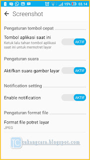 cara screenshot asus zenfone 2 laser