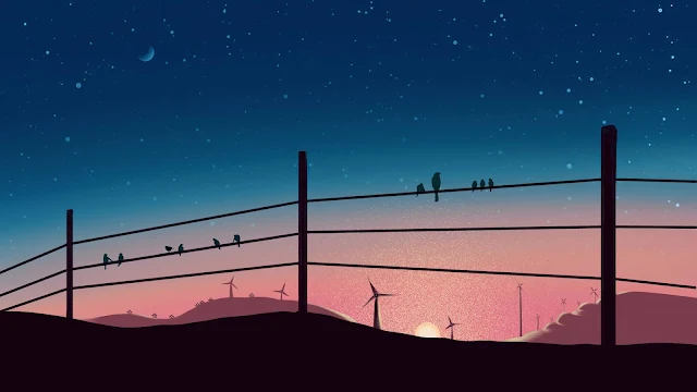 Wallpaper Birds, Artist, Artwork, Digital Art, Hd, 4k Images