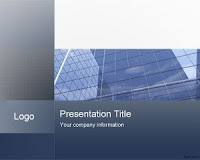 Free Professional Blue Corporate Office PowerPoint Template