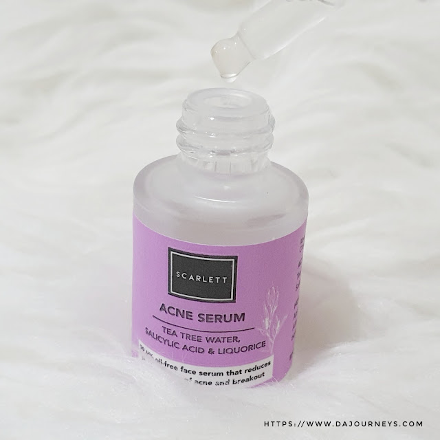 Review Scarlett Whitening Acne Serum