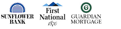 sunflower bank, first national bank 1870, guardian mortgage
