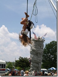 Michelle into the action