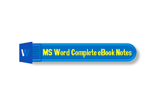 MS Word PDF Notes Hindi, MS Word PDF Notes English