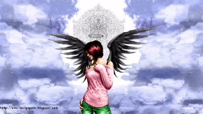 Emo Angel Girl Wallpaper
