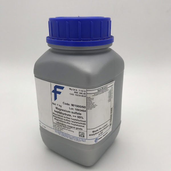 Magnesium Sulfate Heptahydrate (AR, Fisher)