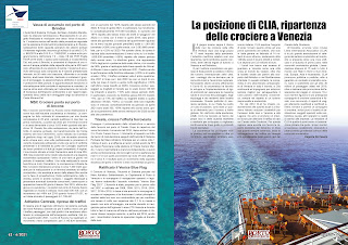 GIUGNO 2021 PAG. 63 - La posizione di CLIA, ripartenza delle crociere a Venezia