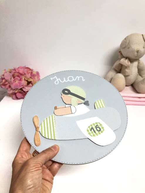 placa puerta infantil personalizada