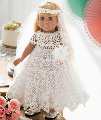 Doll Wedding Dress - Free Pattern