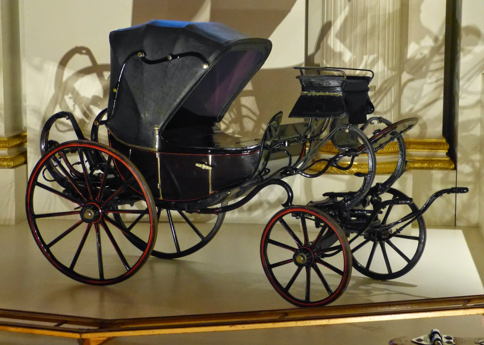 Miniature barouche used by Queen Victoria's children