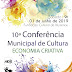 10ª Conferência Municipal de Cultura de Blumenau ocorre neste sábado (1) na Fundação Cultural