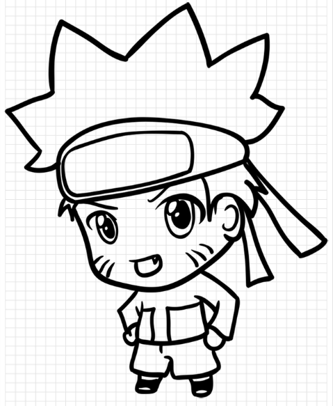 Cara Menggambar Chibi Naruto Part 1 Goyang Pensil