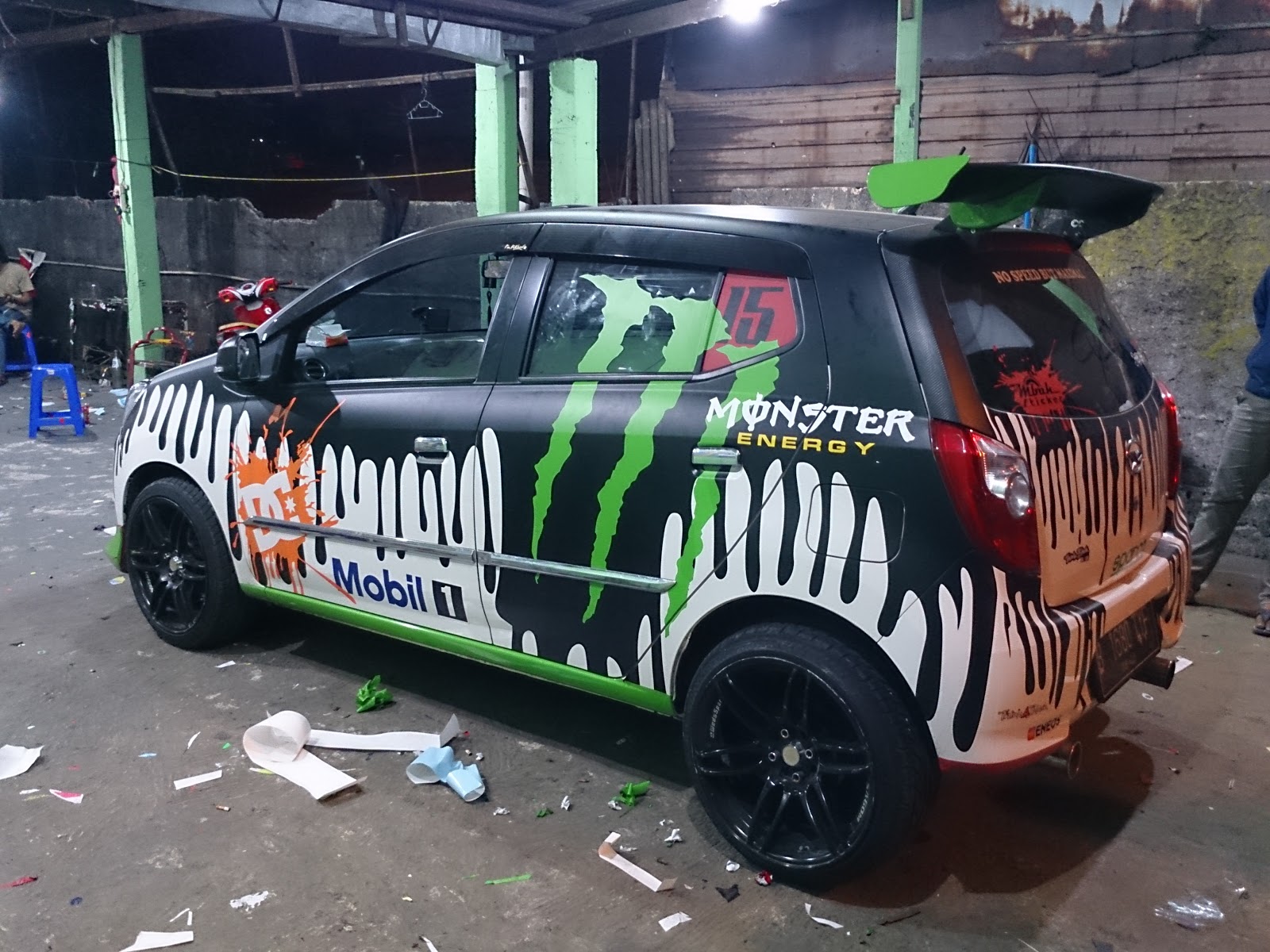 Kumpulan Gambar Cutting Sticker Mobil Monster Energy Dunia Otomotif