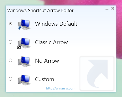 Windows Shortcut Arrow Editor | Google Drive 