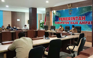 Cegah Penyebaran Covid-19, Forkompinda Raja Ampat Gelar Rakor